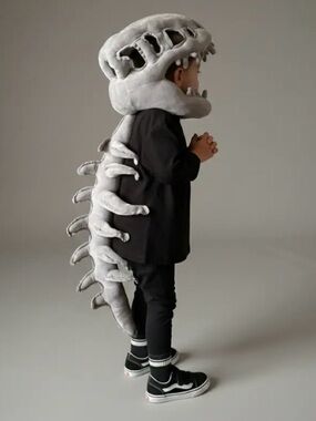 Dinosaur Skeleton Fossil Bone Costume for Kids